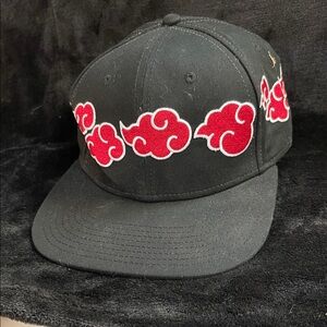 Spencer's Black Hat with Red Accents